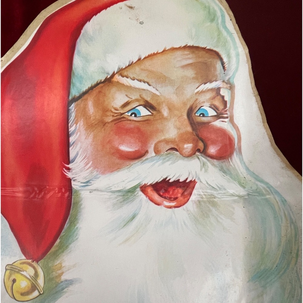 1956 SANTA FACE Con-Tact Cut-Out ~ VERY RARE ~ ONE LEFT